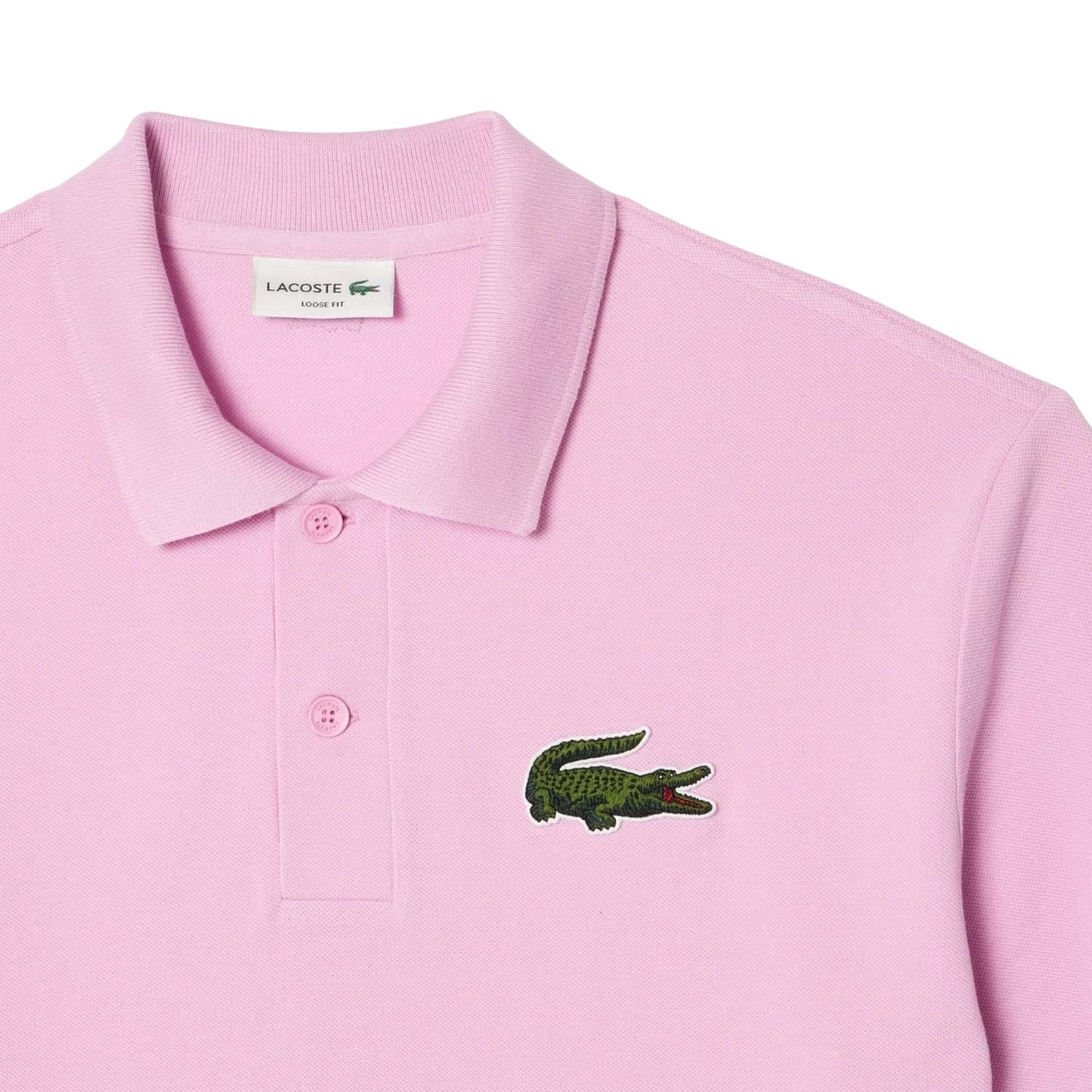 Pink - Back - Lacoste Unisex Adult L.12.12 Original Pique Polo Shirt