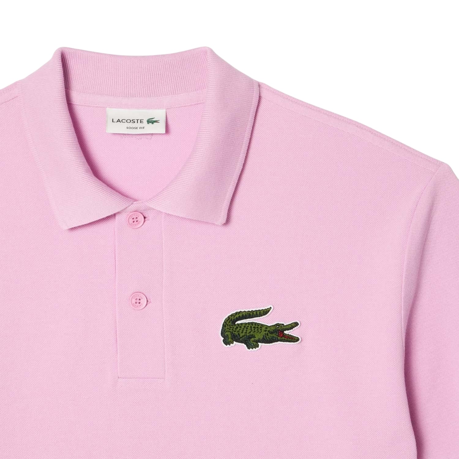 Pink - Back - Lacoste Unisex Adult L.12.12 Original Pique Polo Shirt