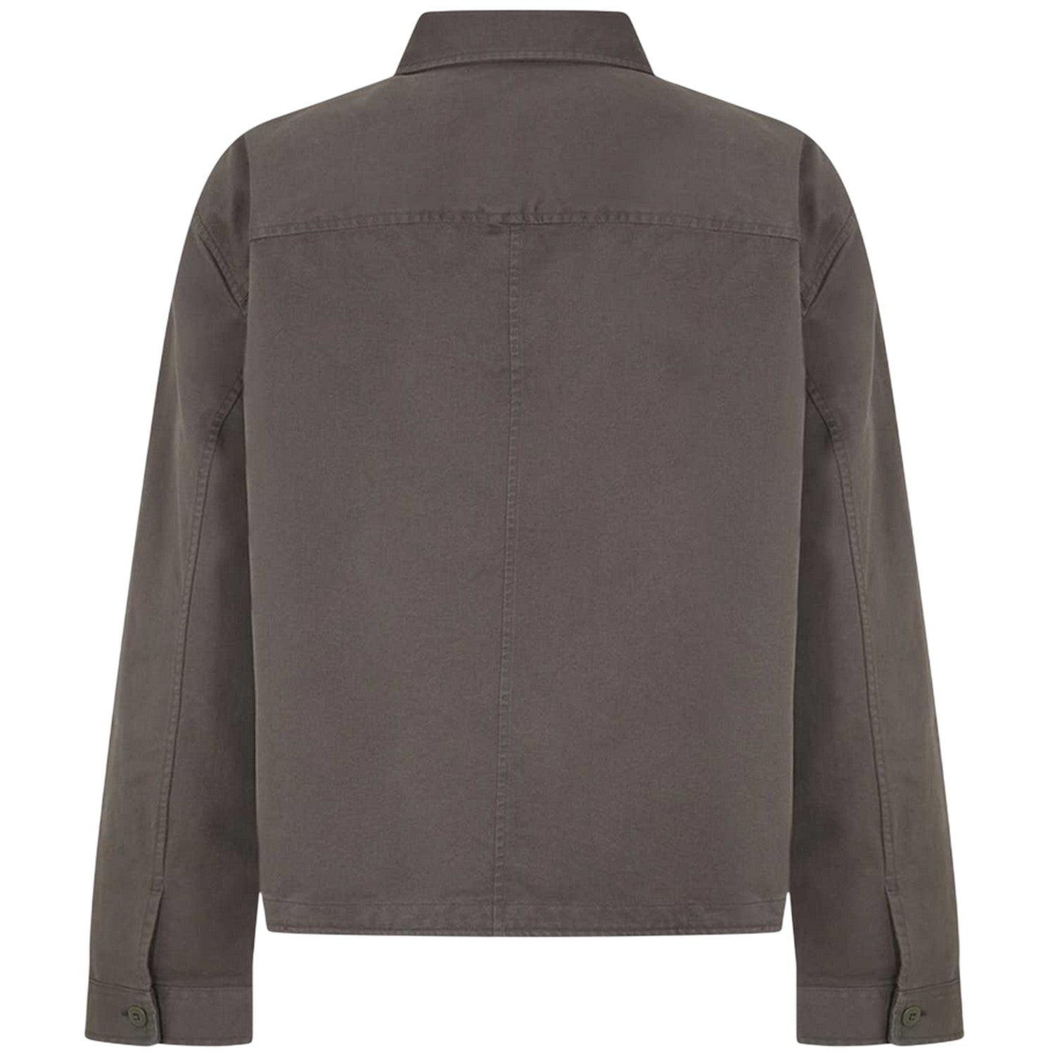 Beluga - Back - Calvin Klein Mens Logo Collared Overshirt
