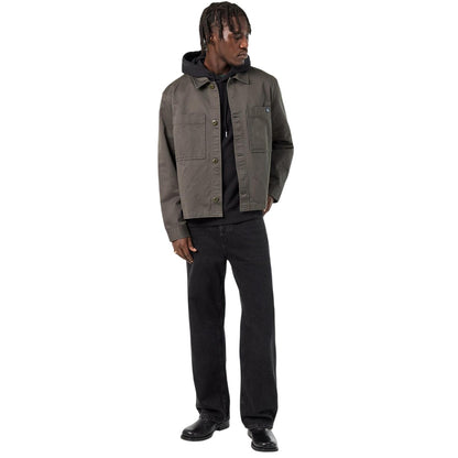 Beluga - Pack Shot - Calvin Klein Mens Logo Collared Overshirt