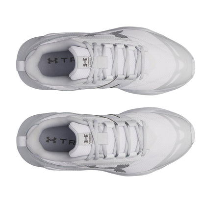 White-Grey - Side - Under Armour Mens Commit Training Trainers