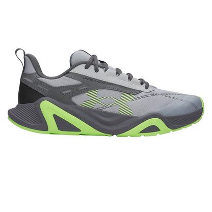 Grey-Lime - Front - Under Armour Mens Commit Training Trainers