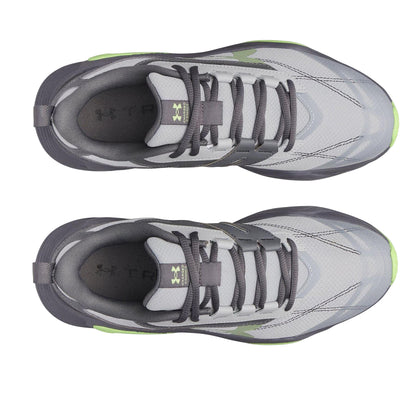 Grey-Lime - Side - Under Armour Mens Commit Training Trainers