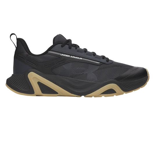 Black-Grey-Gum - Front - Under Armour Mens Commit Training Trainers