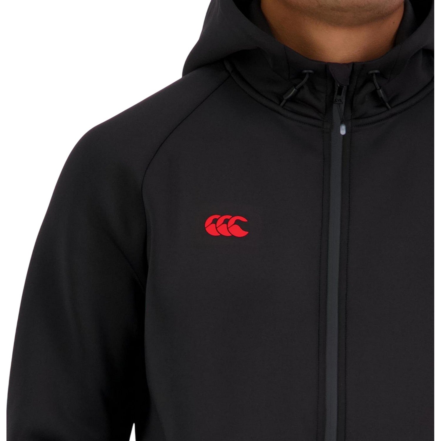 Black - Side - Canterbury Mens Everest Full Zip Hoodie