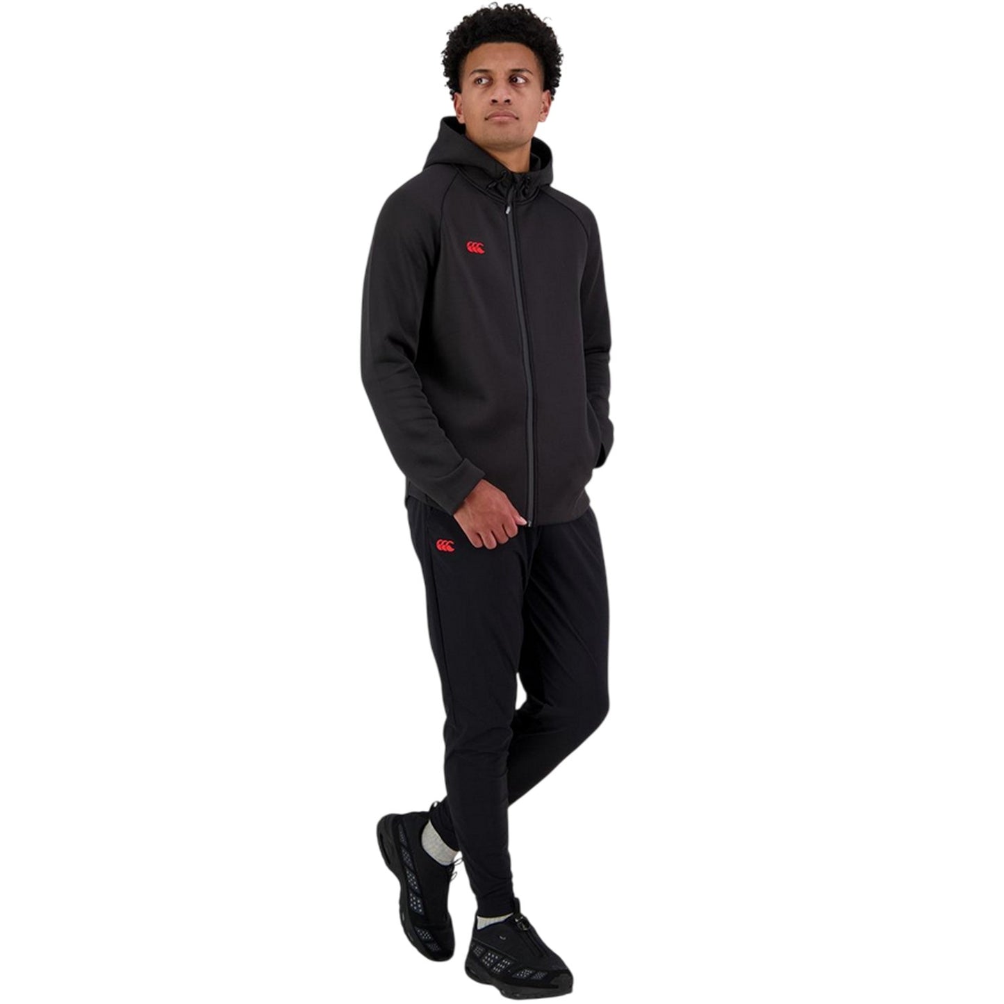 Black - Lifestyle - Canterbury Mens Everest Full Zip Hoodie