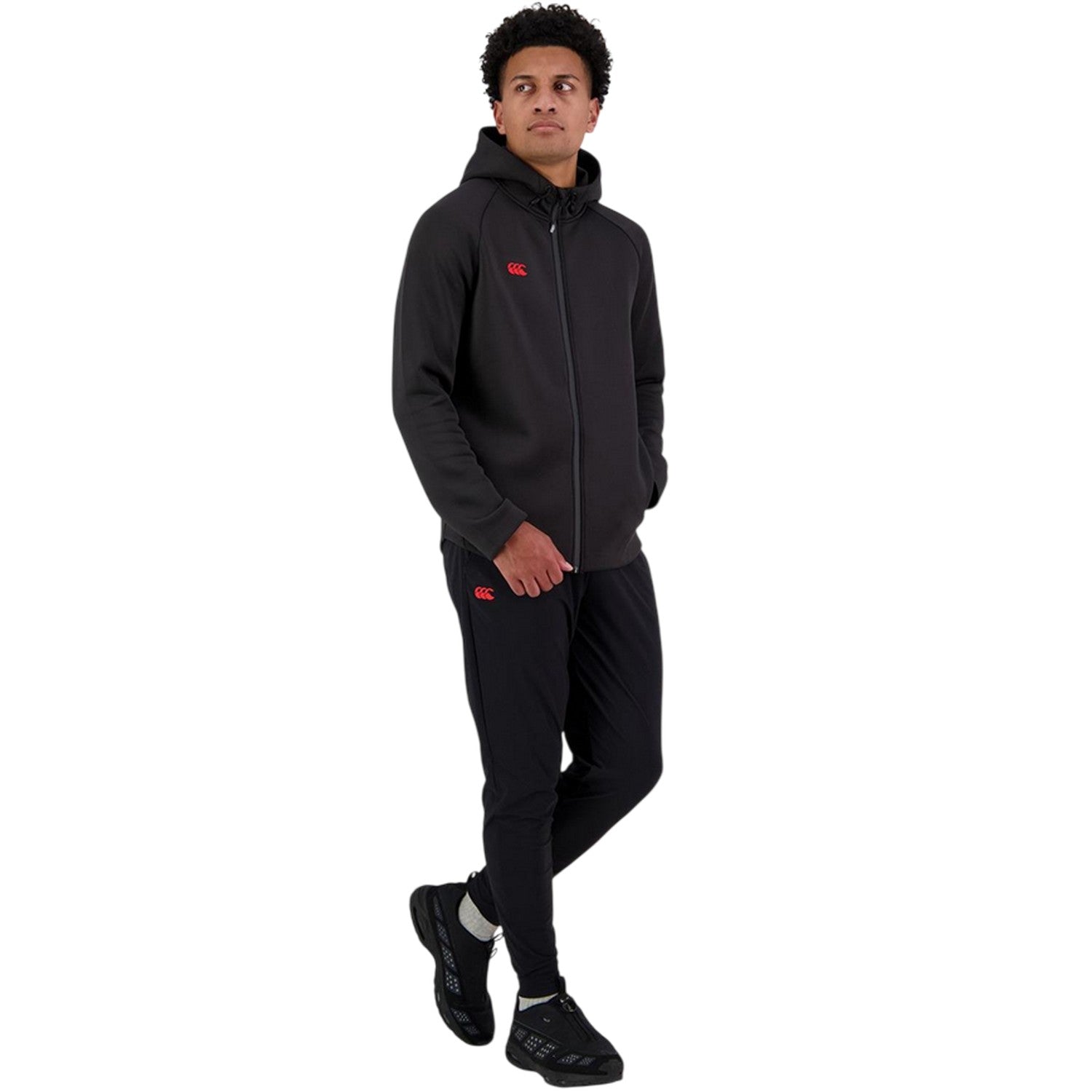 Black - Lifestyle - Canterbury Mens Everest Full Zip Hoodie