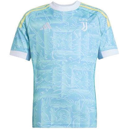 Blue - Front - Adidas Childrens-Kids 25-26 Juventus FC Away Jersey