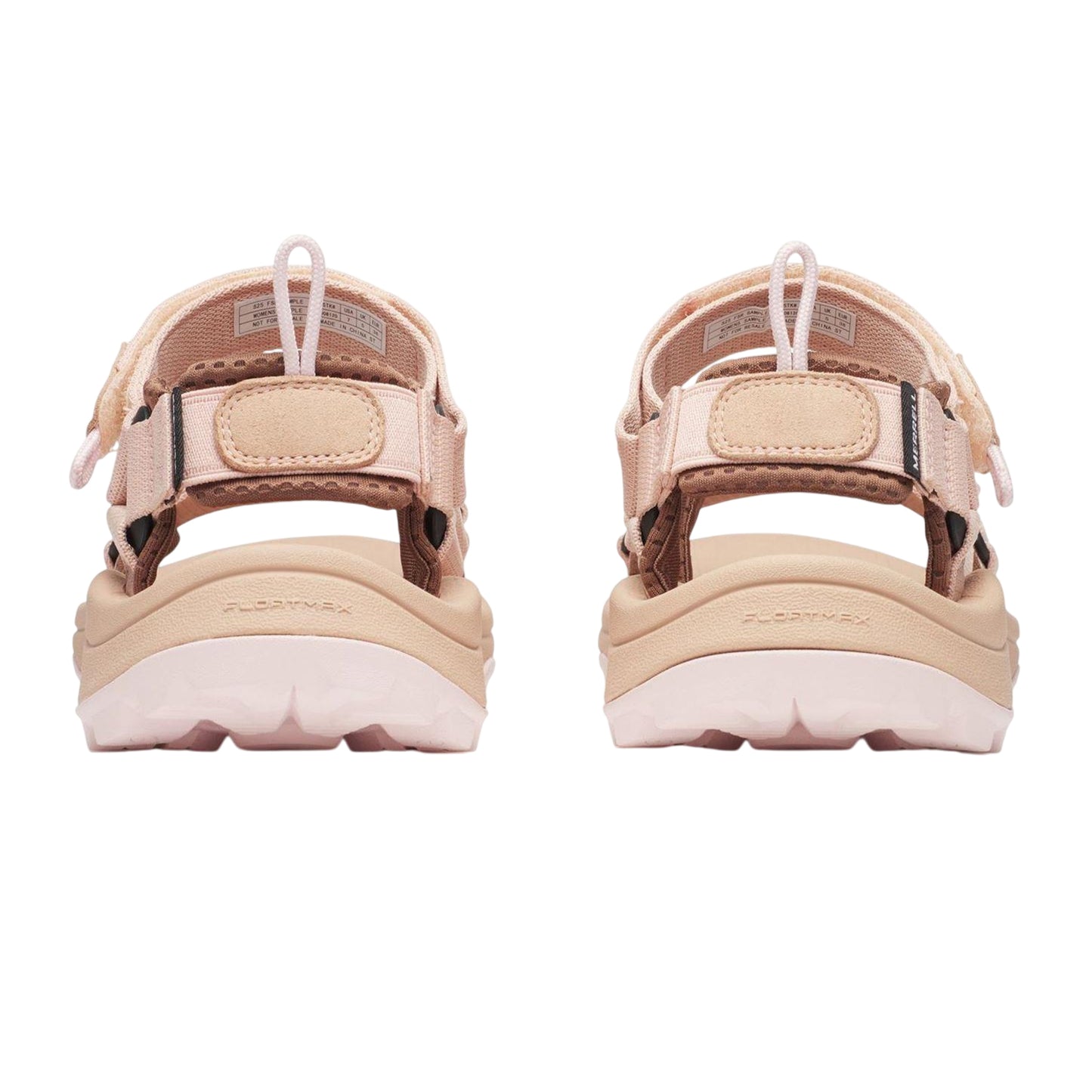 Rose Tan - Back - Merrell Womens-Ladies Speed Fusion Web Rmx Sports Sandals