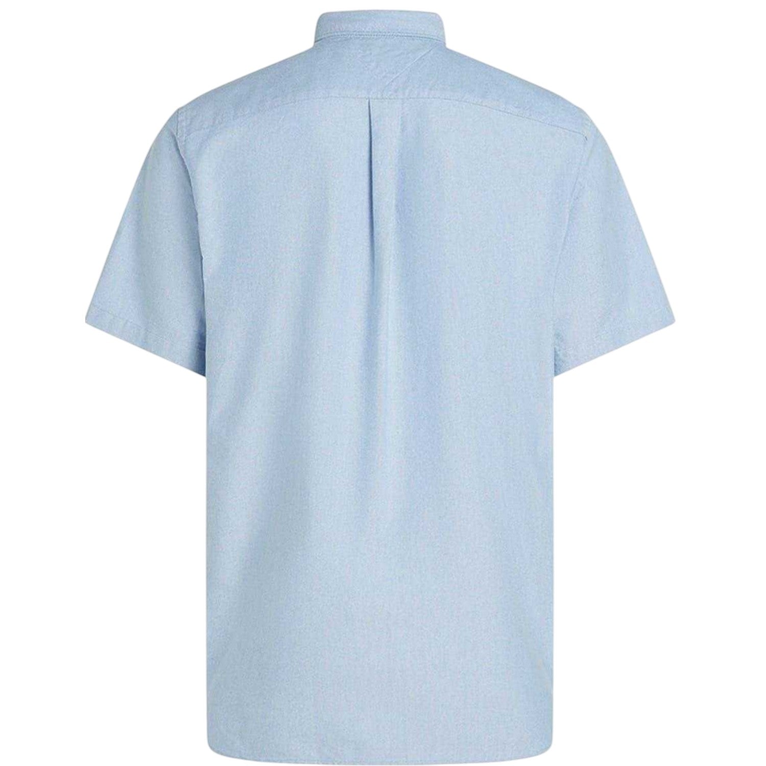 Blue - Back - Tommy Hilfiger Mens Oxford Short-Sleeved Shirt