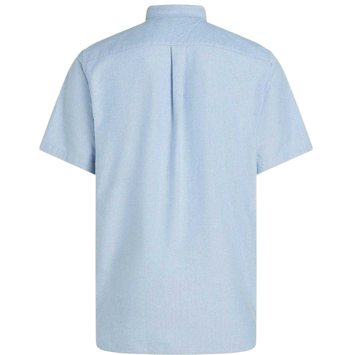 Blue - Back - Tommy Hilfiger Mens Oxford Short-Sleeved Shirt