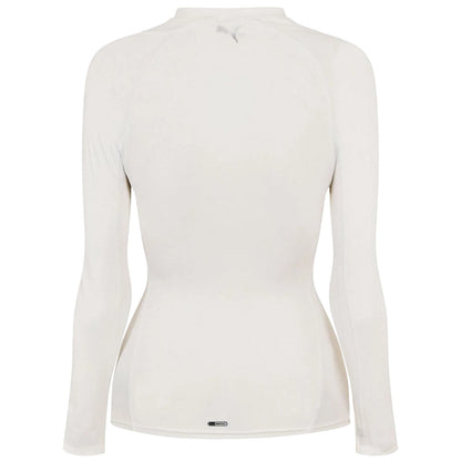 White - Back - Puma Womens-Ladies Pro Vent Base Layer Top