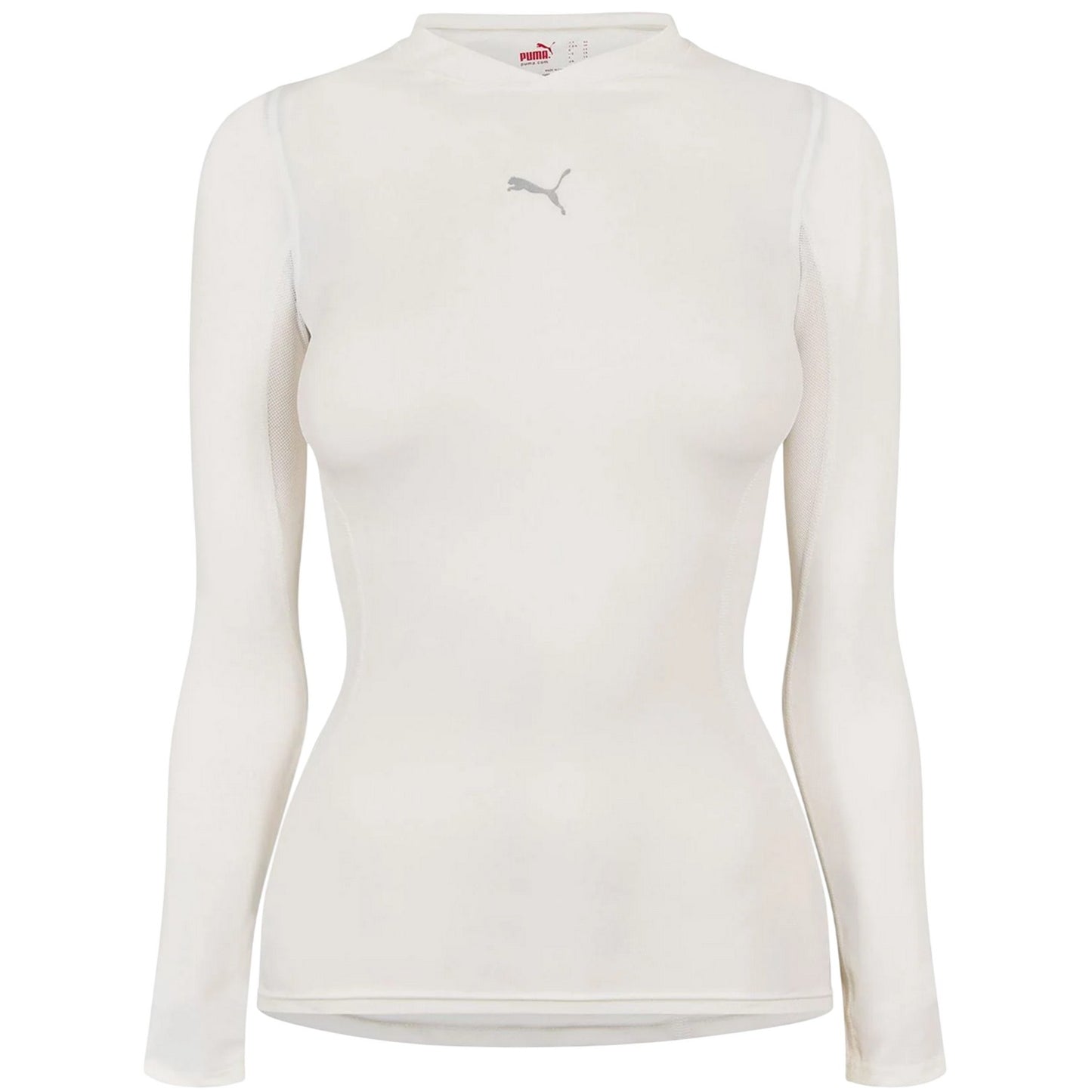 White - Front - Puma Womens-Ladies Pro Vent Base Layer Top