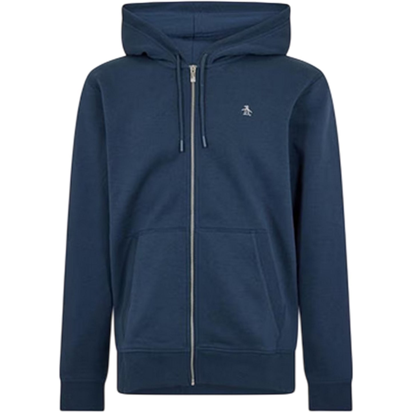 Yale Blue - Front - Original Penguin Mens Cotton Long-Sleeved Full Zip Hoodie