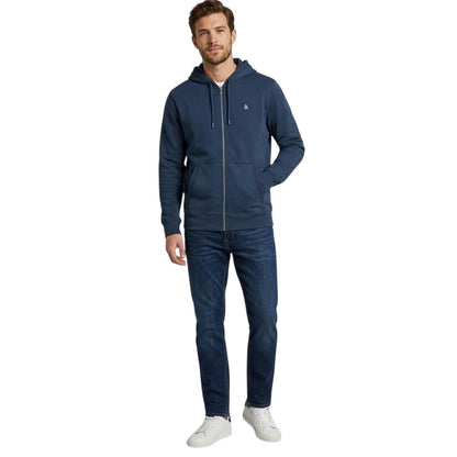 Yale Blue - Lifestyle - Original Penguin Mens Cotton Long-Sleeved Full Zip Hoodie
