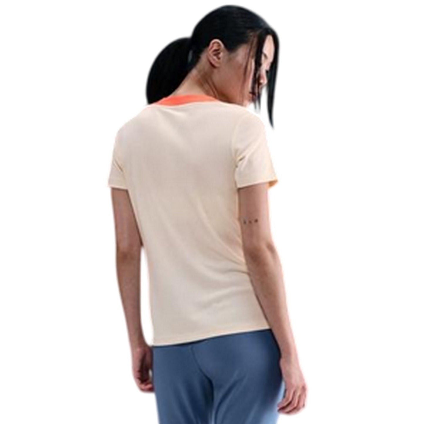 Beige-Orange - Back - Nike Womens-Ladies Strike Dri-FIT Shirt