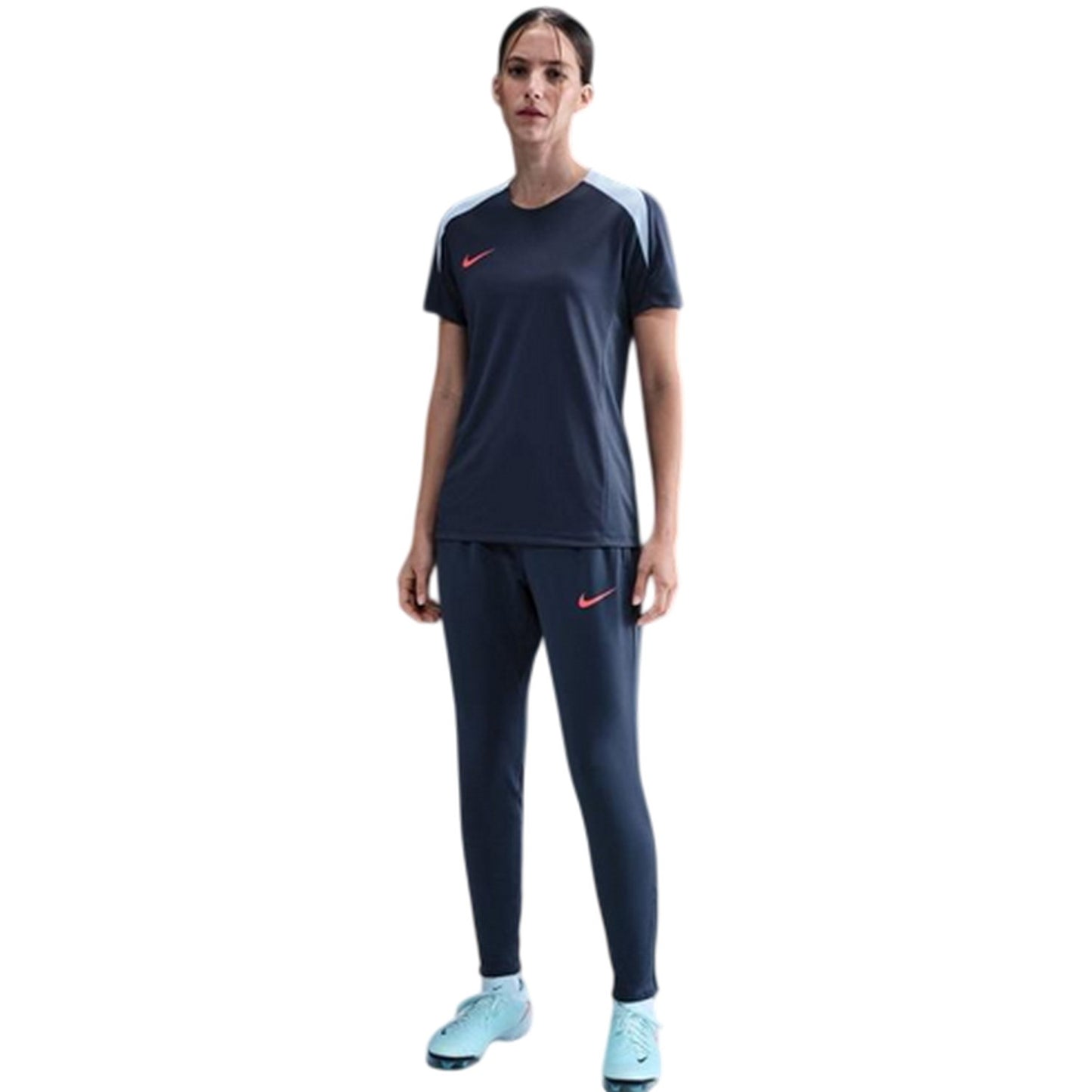 Blue-Grey - Lifestyle - Nike Womens-Ladies Strike Dri-FIT Shirt