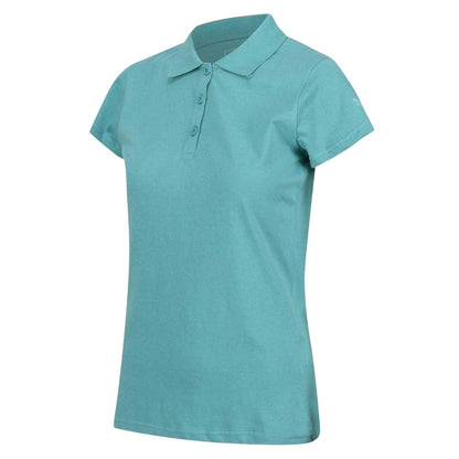 Bristol Blue - Side - Regatta Womens-Ladies Sinto Short-Sleeved Polo Shirt