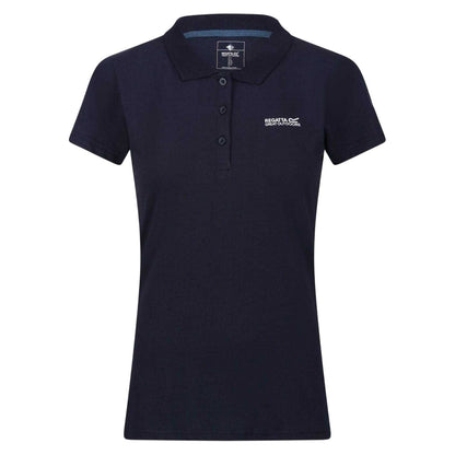Navy - Front - Regatta Womens-Ladies Collared Polo Shirt