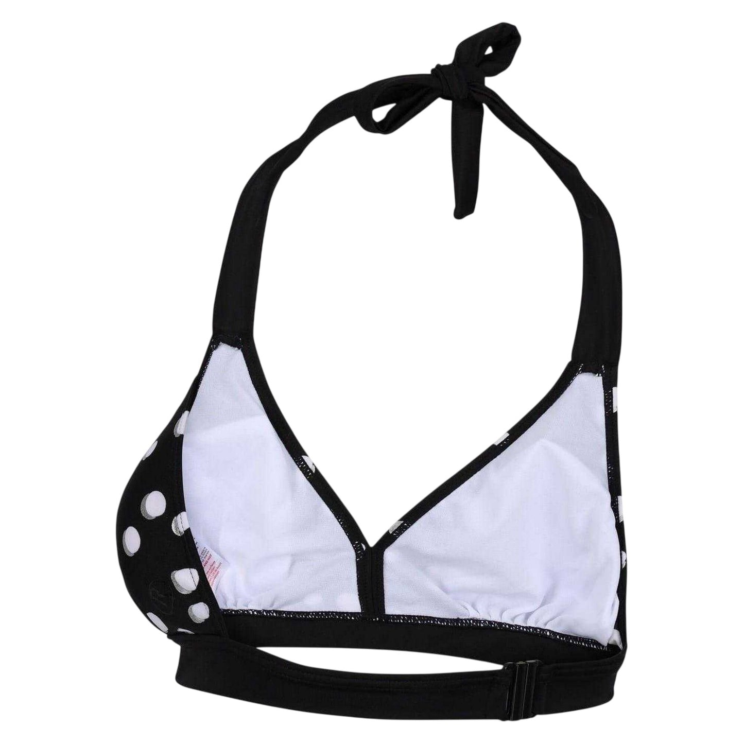 Black-White - Side - Regatta Womens-Ladies Flavia Polka Dot Bikini Top