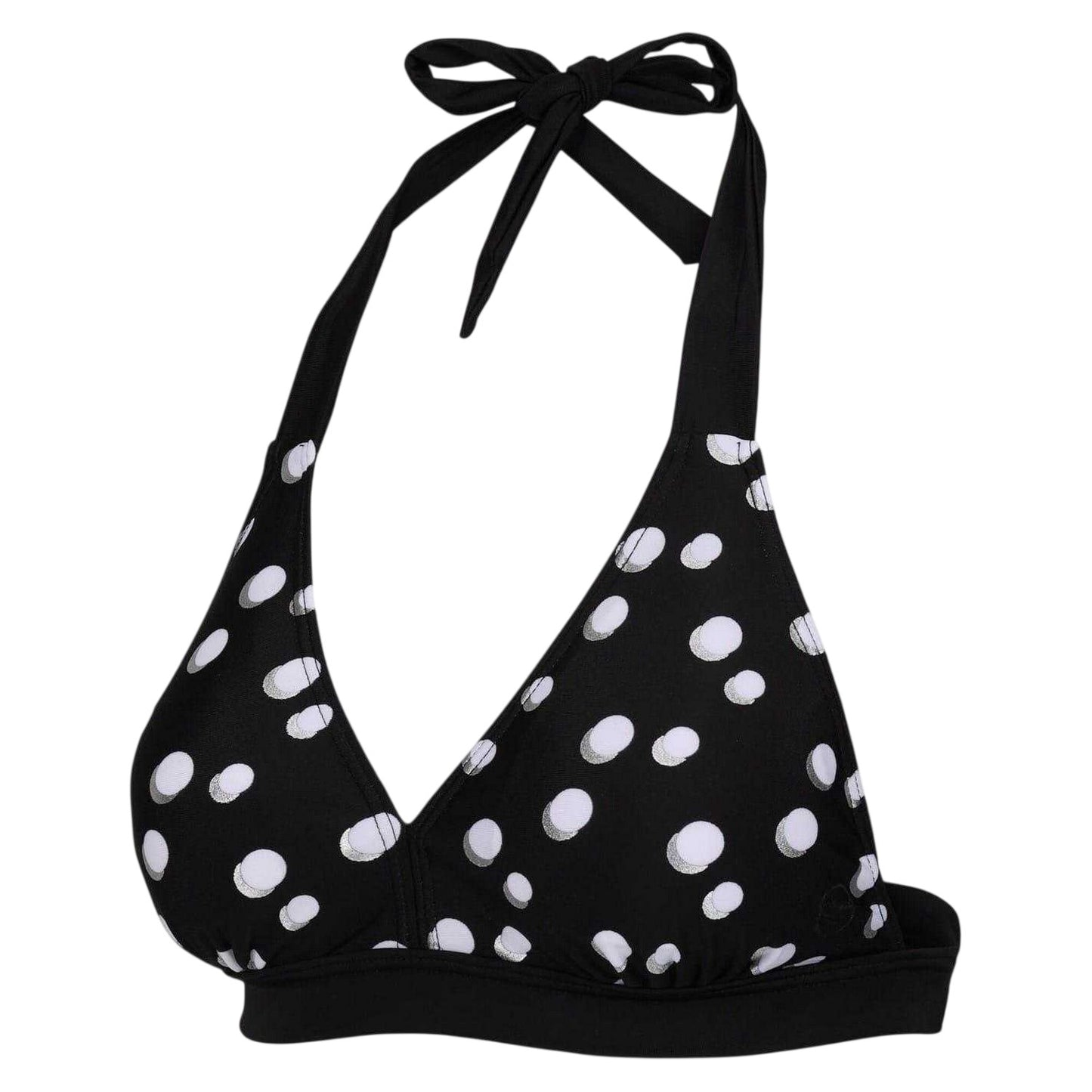 Black-White - Front - Regatta Womens-Ladies Flavia Polka Dot Bikini Top