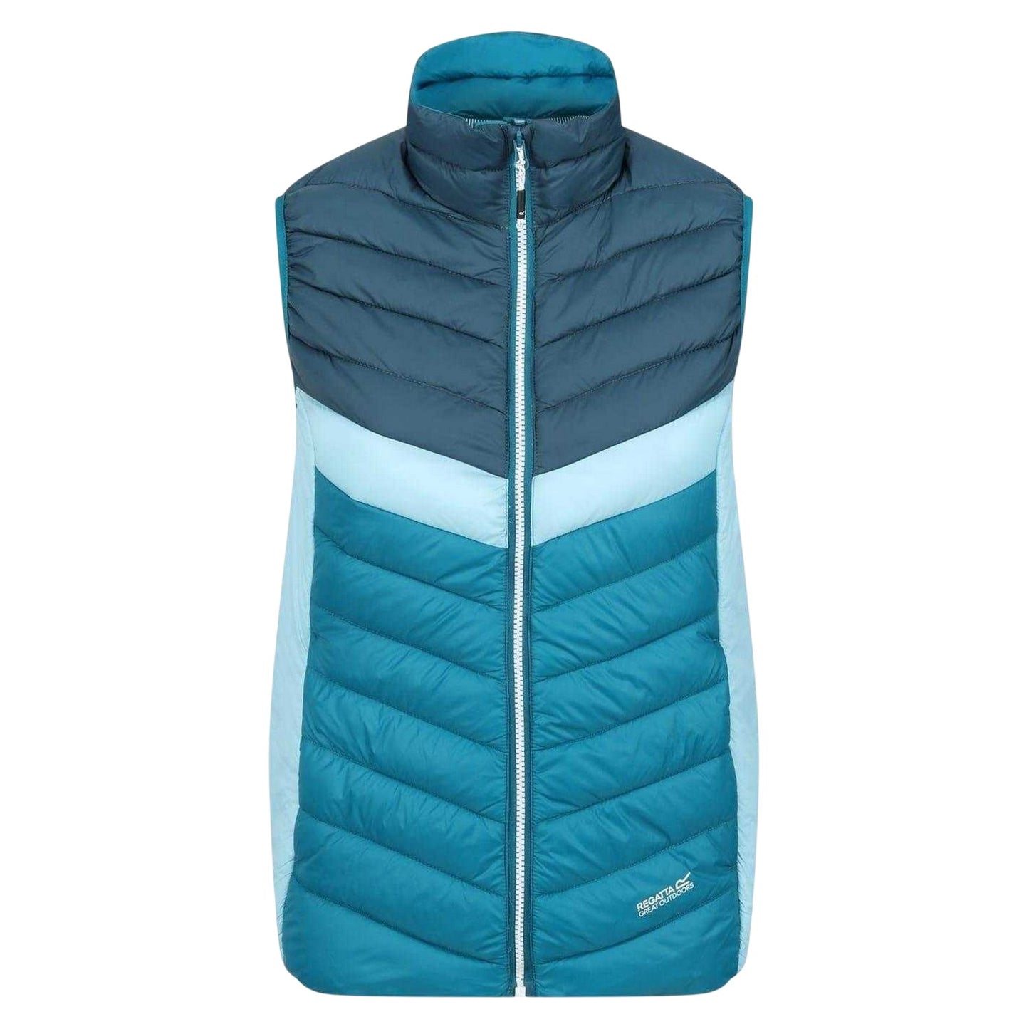 Gulfstream-Reflecting Lake - Front - Regatta Womens-Ladies Harrock Colour Block Gilet
