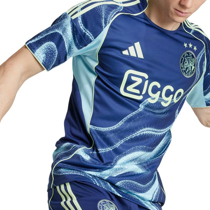 Black - Side - Adidas Mens 25-26 Ajax Amsterdam Away Jersey