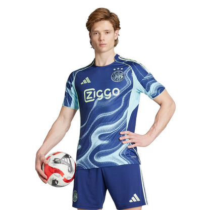 Black - Lifestyle - Adidas Mens 25-26 Ajax Amsterdam Away Jersey
