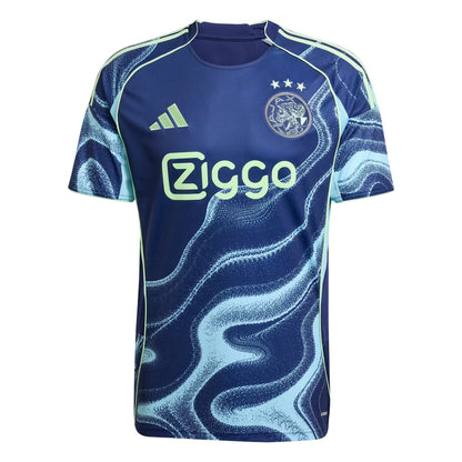 Black - Front - Adidas Mens 25-26 Ajax Amsterdam Away Jersey