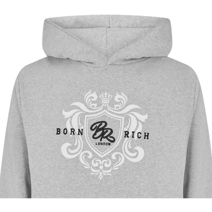 Grey - Side - Born Rich Mens Jairo Hoodie