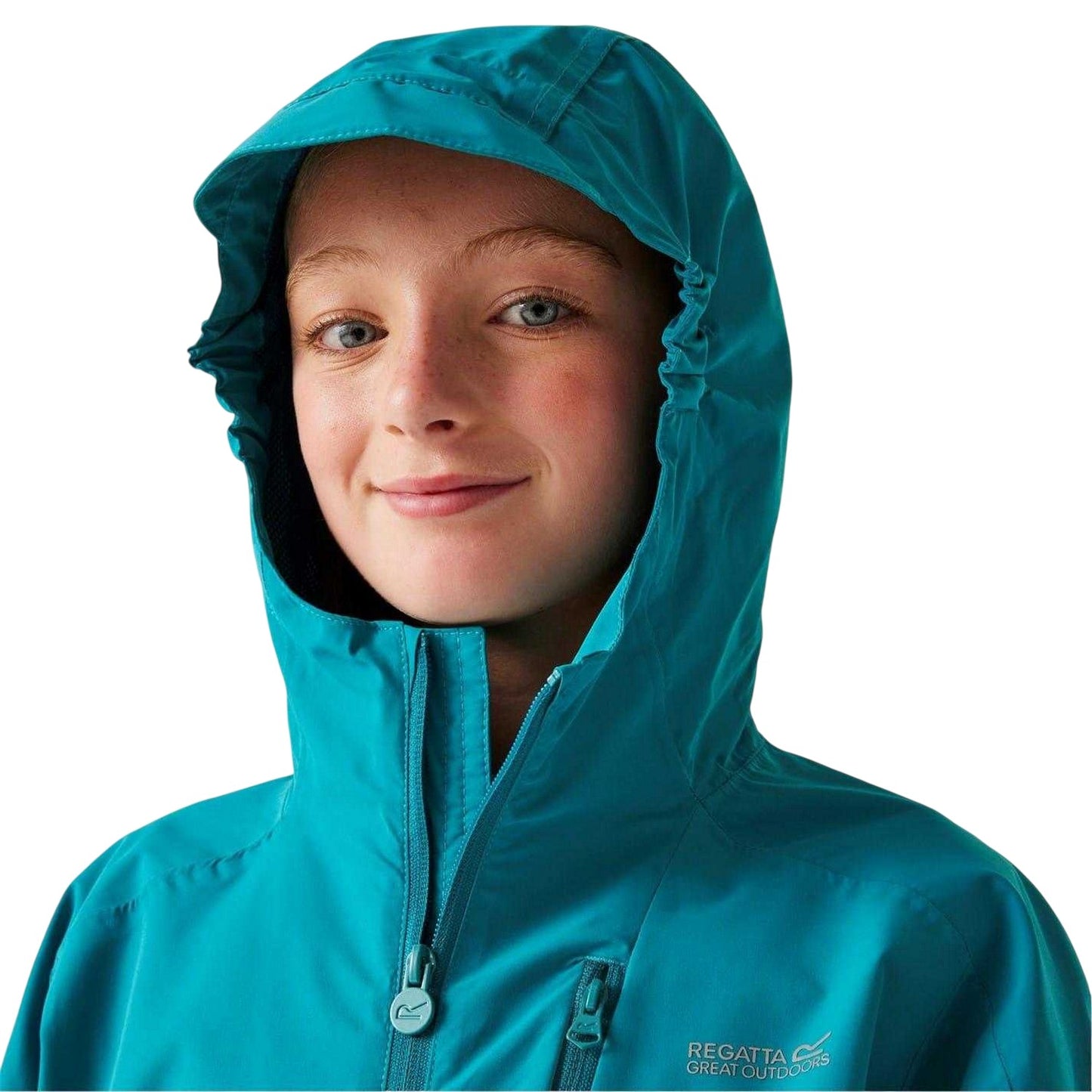 Exotic Plume - Side - Regatta Childrens-Kids Calderdale III Waterproof Jacket