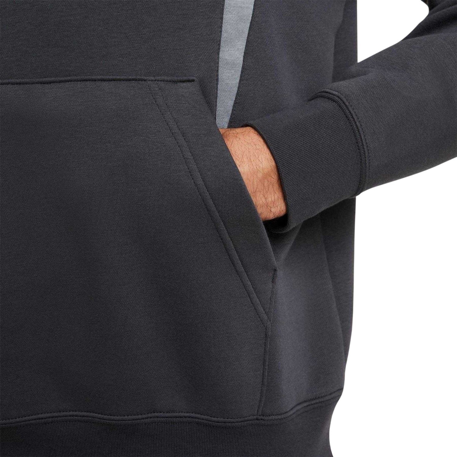 Black-Fir-White - Lifestyle - Nike Mens Air Fleece Pullover Hoodie