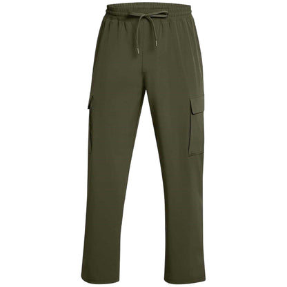 Marine Green - Front - Under Armour Mens Vibe Tracksuit Bottoms