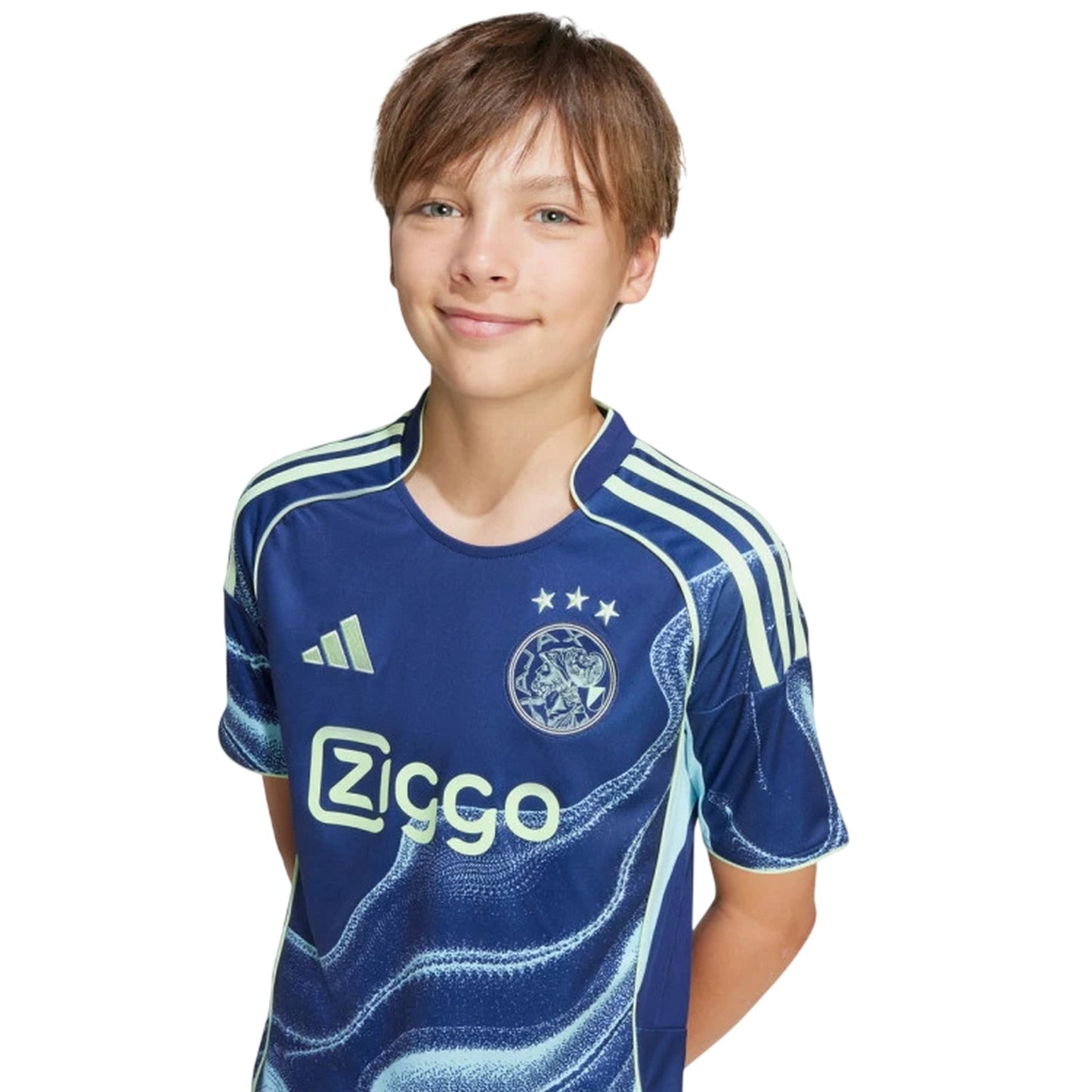 Blue - Lifestyle - Adidas Childrens-Kids 25-26 Ajax Amsterdam Away Jersey