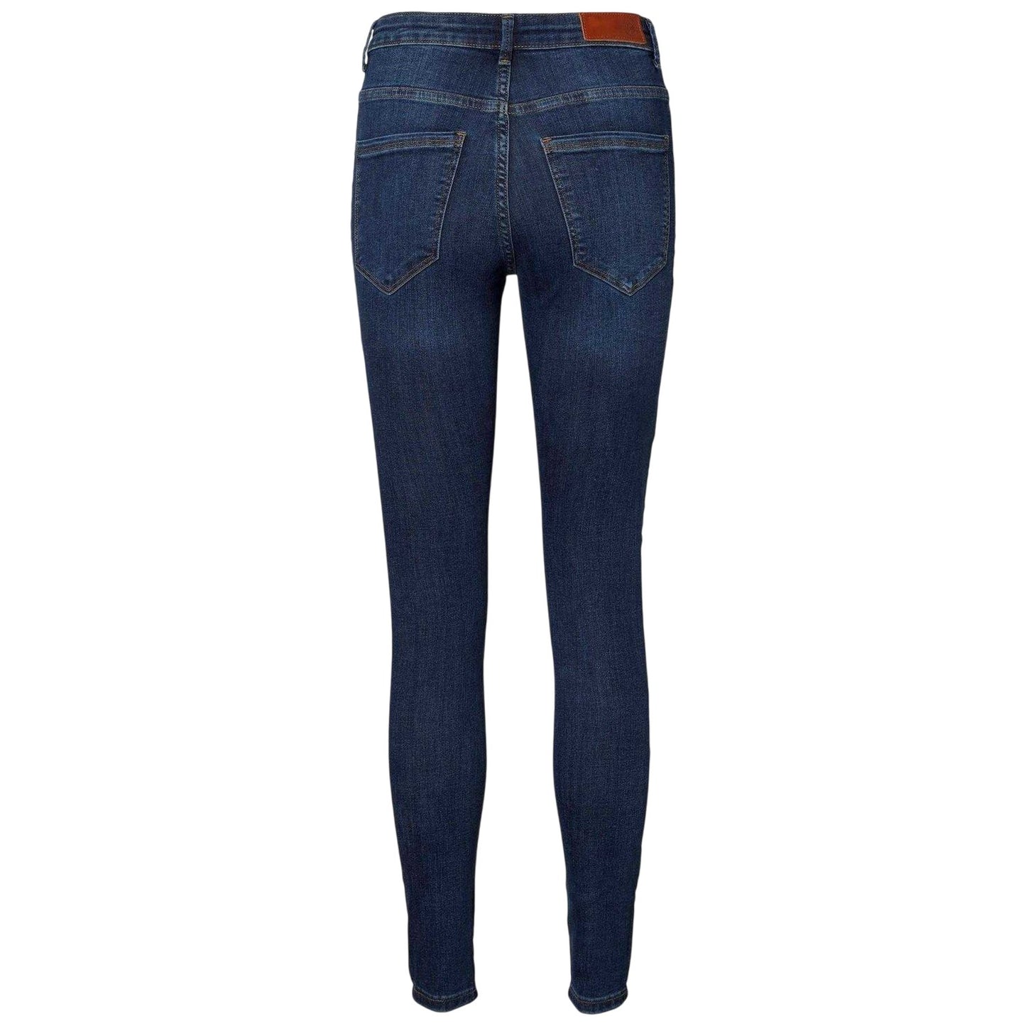 Dark Blue - Back - Vero Moda Womens-Ladies Sophia Jeans