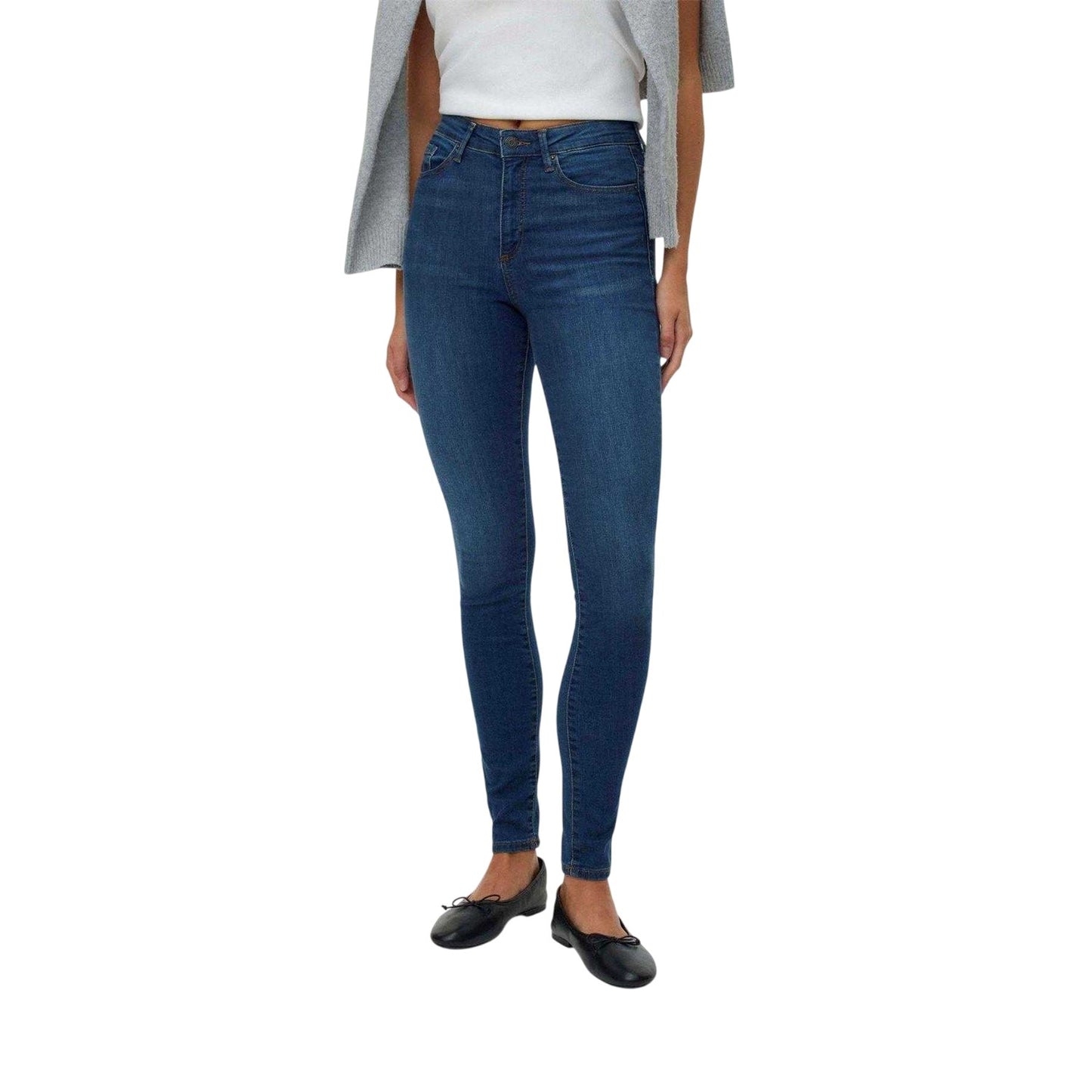 Dark Blue - Lifestyle - Vero Moda Womens-Ladies Sophia Jeans