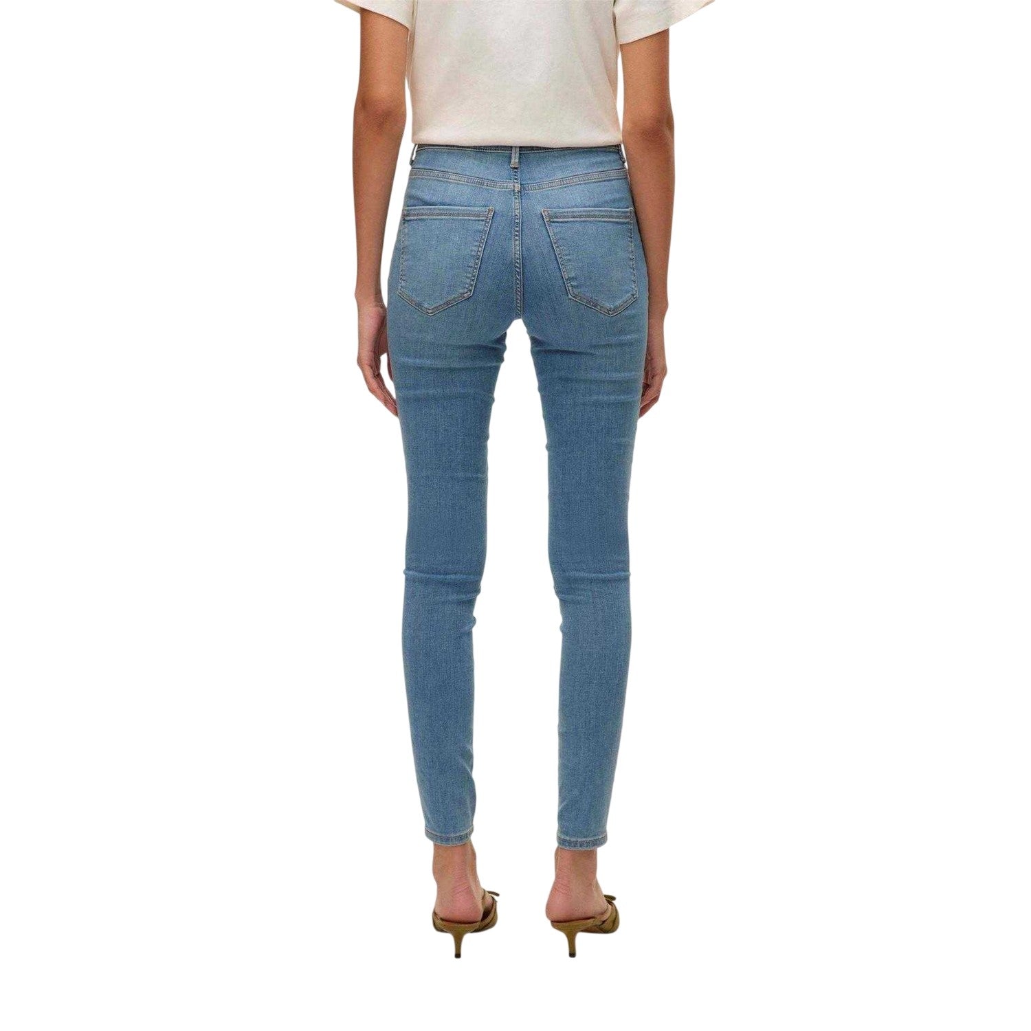 Light Blue - Back - Vero Moda Womens-Ladies Sophia Jeans