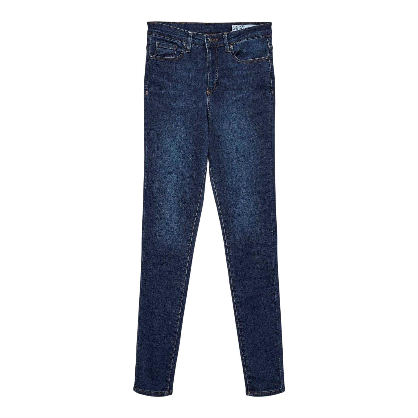 Dark Blue - Front - Vero Moda Womens-Ladies Sophia Jeans