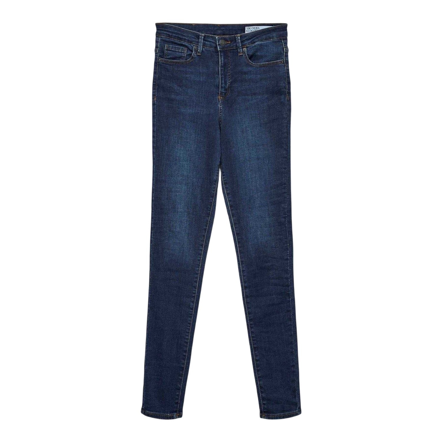 Dark Blue - Front - Vero Moda Womens-Ladies Sophia Jeans