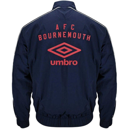 Peacoat - Back - Umbro Childrens-Kids AFC Bournemouth Jacket