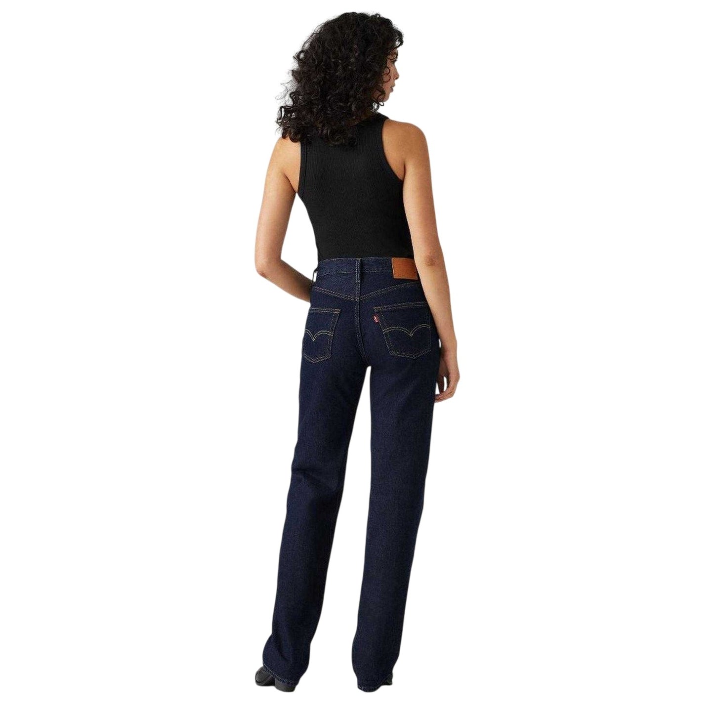Dark Blue - Back - Levis Womens-Ladies 90´s 5 Pockets Jeans