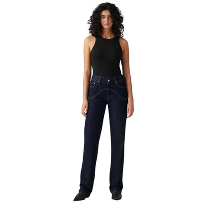 Dark Blue - Lifestyle - Levis Womens-Ladies 90´s 5 Pockets Jeans