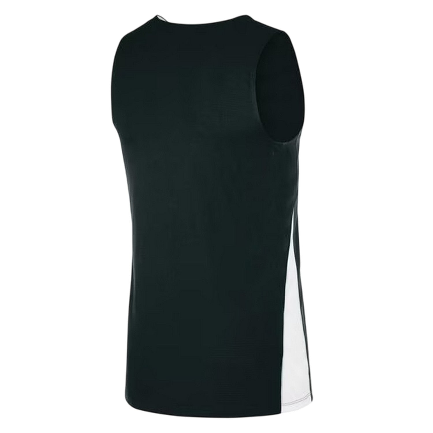 Black-White - Back - Nike Childrens-Kids V Neck Sleeveless Basketball Jersey