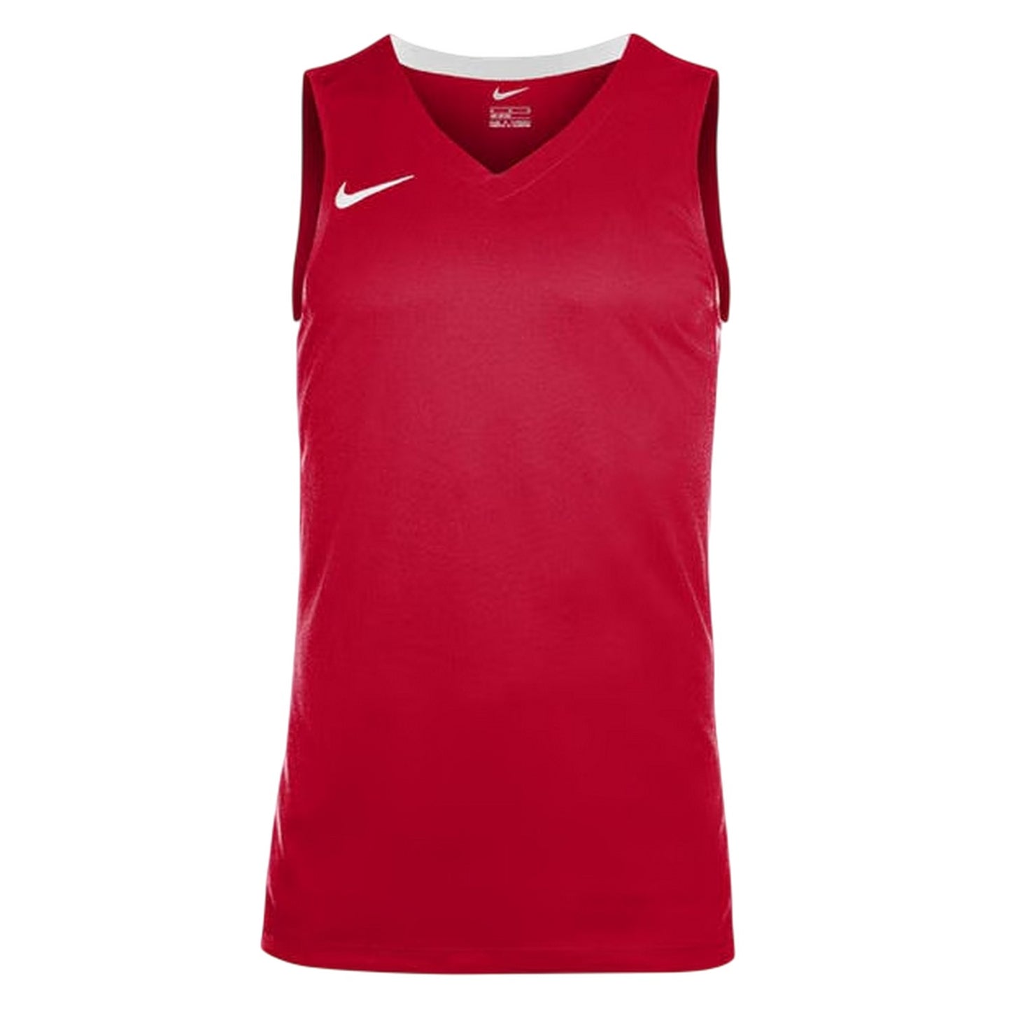 University Red-White - Front - Nike Childrens-Kids V Neck Sleeveless Basketball Jersey