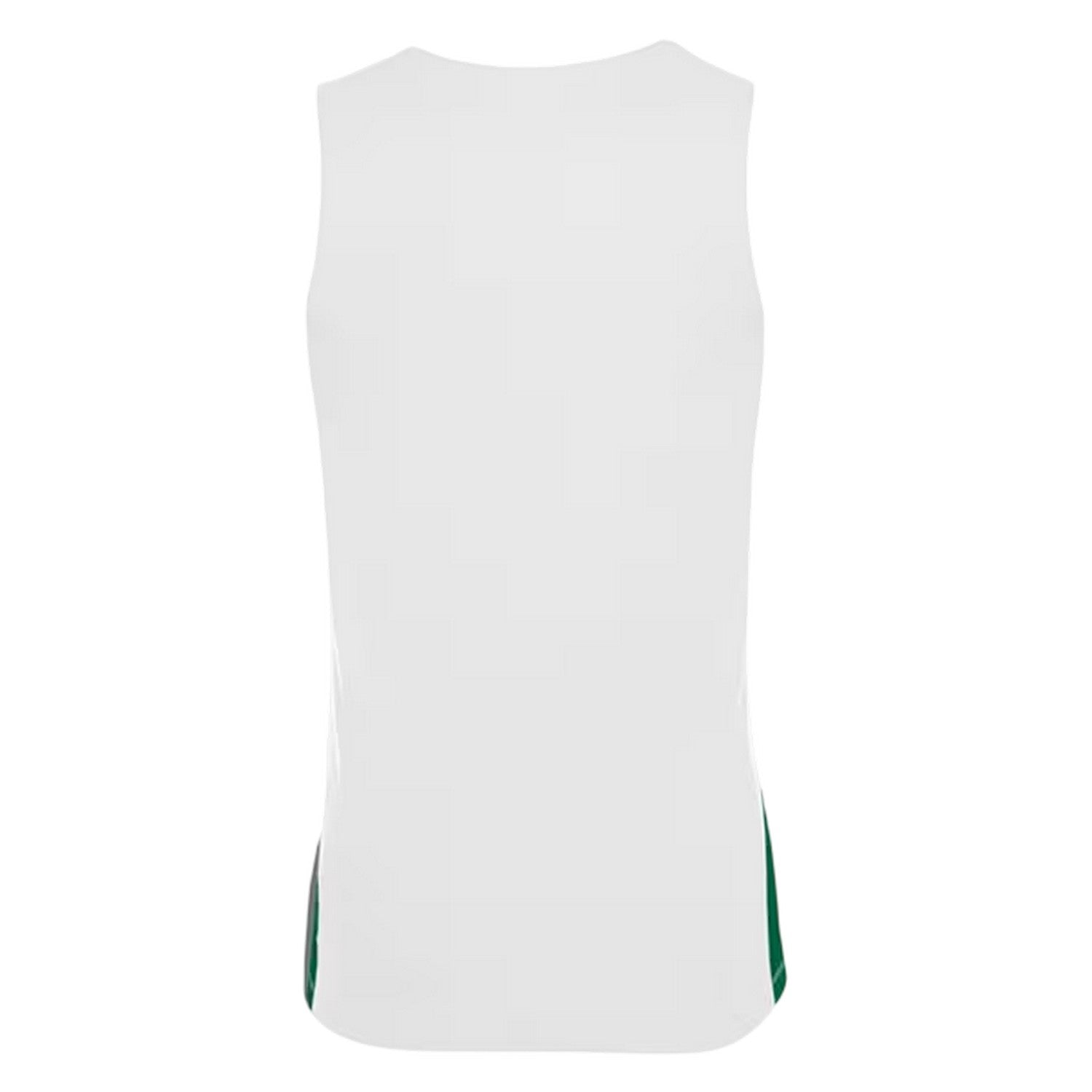 White-Pine Green - Back - Nike Childrens-Kids V Neck Sleeveless Basketball Jersey