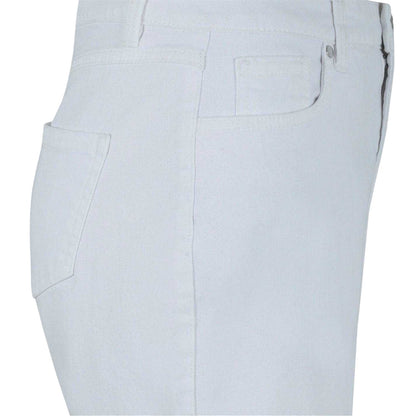 White - Lifestyle - Be You Womens-Ladies Denim Jean Shorts