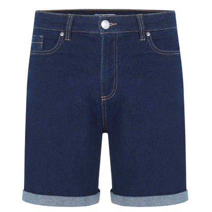 Dark Wash - Front - Be You Womens-Ladies Denim Jean Shorts