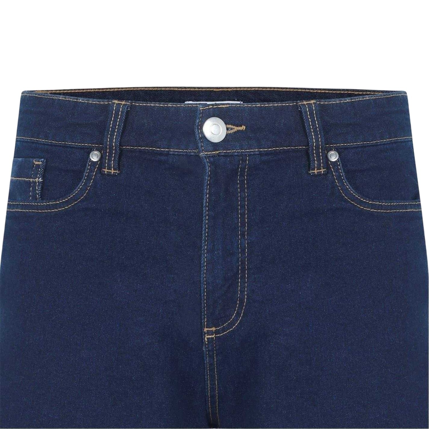 Dark Wash - Side - Be You Womens-Ladies Denim Jean Shorts