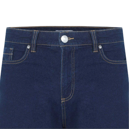 Dark Wash - Side - Be You Womens-Ladies Denim Jean Shorts