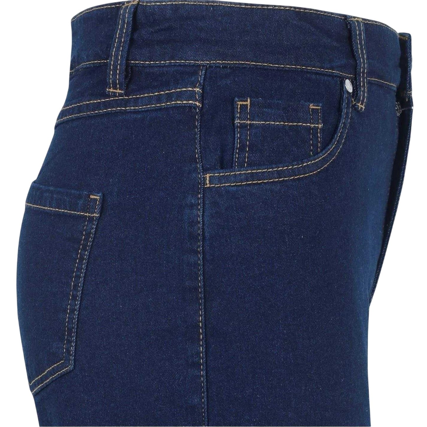 Dark Wash - Lifestyle - Be You Womens-Ladies Denim Jean Shorts